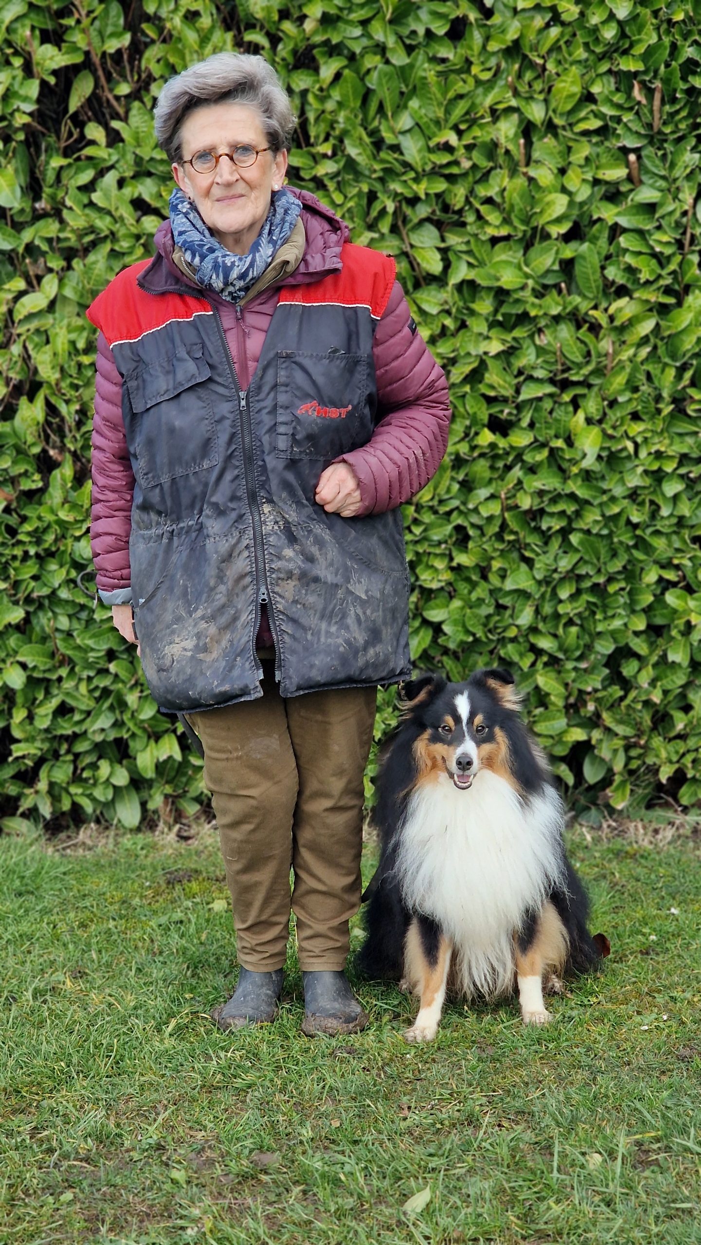 Geneviève Martin avec Ulysse