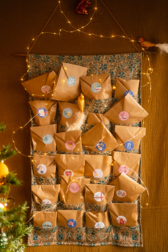 support-mural-contenant-calendrier-avent-2025-demi-natte-lizandre